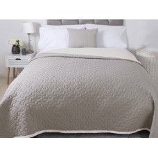 Belledorm Panama Natural Quilted Bedspread, Runner and Cushion